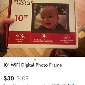*awaiting repurchase-*10" WiFi Digital Photo Frame - Red

@mgray1958